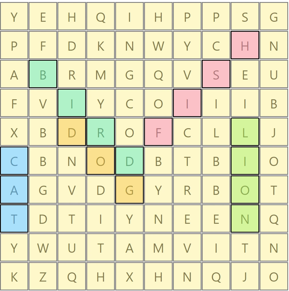 English Vocabulary Reading Word Search